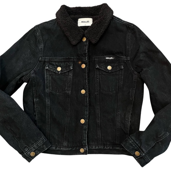 ✨ROLLAS✨Jeans Sherpa Jacket - Picture 9 of 12